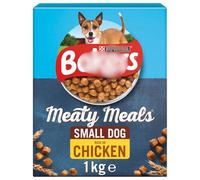 Meaty Meals Adult Small Dry Dog Food Chicken 1kg - Our Recipe Has Been Made With a Variety of Tender Meaty Chunks & Wholegrains for Quality, Tasty Goodness