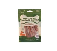 Meaty Sausage Chews 100g - Lamb - Made With Real Lamb Meat - High In Protein - Suitable For All Dogs Over 4 Months - Keep Your Dog Happy And Healthy (Pack of 4)