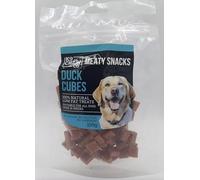 Meaty Snacks Duck Cubes 100g 100% Natural Low Fat Dog Treats and Training Aid No Grain, No Gluten, No Rawhide