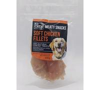 Meaty Snacks Soft Chicken Fillet Strips 100g 100% Natural Low Fat Dog Treats and Training Aid