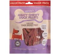 Meaty Tender Beef Fillets - Soft Dog Treats, High Protein, (1x, Meaty Chewy Duck Fillets)