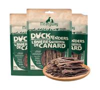 MeatyWay Chicken and Duck & Sweet Potato Jerky Tender Dog Treats, High Protein, Low Fat, 100% Natural Grain Free Dog Snacks, Easy to Digest Training Treats, 454g/16 oz. (Pack of 2)