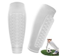 Meayll Kids Shin Pads - Breathable Football Shin Pads Boys with Non-Slip & UV-Protective Cooling Nylon Shin Guards | Designed for Adolescent Football Players (72 g/1 Pair)