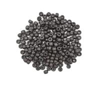 Mebamce 200pcs Silicone Lined Nano Rings Beads Links for Nano Tip Hair Extensions Nano Beads 3.0mm(OD) 1.0mm(ID) 2.0mm(L) 5 Color Optional - Dark Brown