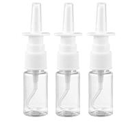 Mebamce 3pcs 10ml Nasal Spray Bottles Mist Spray Bottle Clear Empty Rhinitis Care Sprayer Direct Spray Container for Saline Essential Oils
