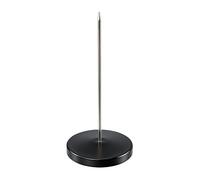 Mebamce Paper Receipt Spike Holder, Sturdy Credit Card Ticket Spike Memo Table Pin Bill Fork Holder for Restaurant, Kitchen, Office, Hotel - Black