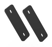 MeBantoo 90 Degree Flip Barn Door Lock Spacer, Heavy Duty Gate Latches 3mm Thickness Spacer for Door Locks Only, Not for Other Door Locks (Black)