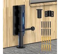MeBantoo Slide Bolt Gate Latch Hardware, Barrel Bolt Latch, 6.3 Inch Heavy Duty Solid 304 Stainless Steel Black Finish Lock for Wooden Fence/Shed/Yard/Barn Door/Interior and Outdoor (Black)