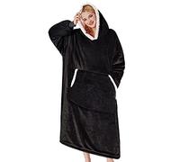 mebiusyhc Oversized Hoodie Blanket Fluffy Fleece Blanket Hoodie Hooded Blanket Deep Pockets, Cozy Warm Fleece Sherpa Blanket, Gifts Adults Mom Wife Girlfriend Men, One size fits all