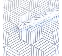 Meboem White Silver Stripped Peel Stick Wallpaper Hexagon Gold Stripes Adhesive Paper Vinyl Film Shelf Drawer Liner Roll 45cm by 300cm