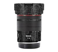 Mebont Camera Accessory Compatible with Canon RF7-14mm F2.8-3.5L FISHEYE STM, Scratch & Wear Resistant Protective Decal Sticker Lens Skin Cover Film Camouflage (Circuit Gold)