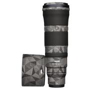 Mebont Camera Accessory Compatible with NIKKOR Z 180-600mm f/5.6-6.3 VR, Scratch & Wear Resistant Protective Decal Sticker Lens Skin Cover Film Camouflage (Nordic Triangle Titanium)