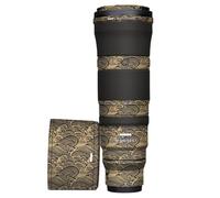 Mebont Camera Accessory Compatible with NIKKOR Z 180-600mm f/5.6-6.3 VR, Scratch & Wear Resistant Protective Decal Sticker Lens Skin Cover Film Camouflage (Wave Gold)