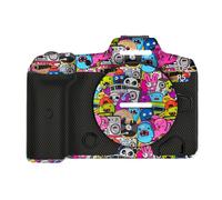 Mebont Camera Decal Skin for Canon Eos R5 3M Material Sticker Waterproof Camera Protector(Graffiti Monster)