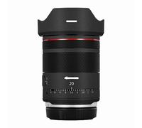 Mebont Camera Decal Skin for Canon RF 20mm F1.4 L VCM 3M Material Sticker Waterproof Lens Protector(Leather Black)