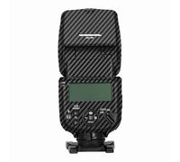 Mebont Camera Decal Skin for Canon SPEEDLITE EL-10 3M Material Sticker Waterproof Flash Protector(Carbon Fiber Black)