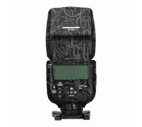 Mebont Camera Decal Skin for Canon SPEEDLITE EL-10 3M Material Sticker Waterproof Flash Protector(Circuit Gold)