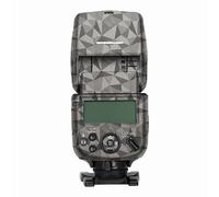 Mebont Camera Decal Skin for Canon SPEEDLITE EL-10 3M Material Sticker Waterproof Flash Protector(Nordic Triangle Titanium)