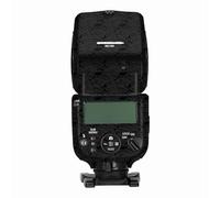 Mebont Camera Decal Skin for Canon SPEEDLITE EL-10 3M Material Sticker Waterproof Flash Protector(Wave Black)