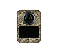 Mebont Camera Decal Skin for DJI Osmo 360 3M Material Sticker Waterproof Panoramic Camera Protector(Wave Gold)