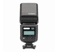 Mebont Camera Decal Skin for Godox TT520Ⅲ 3M Material Sticker Waterproof Flash Protector(Carbon Fiber Black)