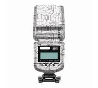 Mebont Camera Decal Skin for Godox TT520Ⅲ 3M Material Sticker Waterproof Flash Protector(Circuit White)
