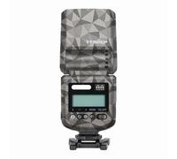 Mebont Camera Decal Skin for Godox TT520Ⅲ 3M Material Sticker Waterproof Flash Protector(Nordic Triangle Titanium)