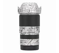 Mebont Camera Decal Skin for Sigma 16-300mm F3.5-6.7 DC OS Canon Mount 3M Material Sticker Waterproof Lens Protector(Circuit White)