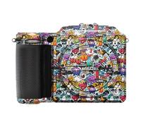 Mebont Lens Protective Sticker Wrap for Hasselblad X1D II 50C, Camouflage Pattern, Scratch-Resistant & Wear-Resistant 3M Material Camera Body & Lens Protective Film(Graffiti Cartoon)