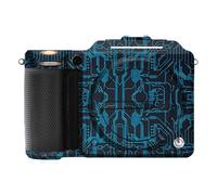 Mebont Lens Protective Sticker Wrap for Hasselblad X1D II 50C, Camouflage Pattern, Scratch-Resistant & Wear-Resistant 3M Material Camera Body & Lens Protective Film(Circuit Blue)