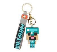 MEBSJY Key Ring,Game Character Keychain,School Backpack Decoration,Gamer Gifts,Backpack Pendant,Party Supplies,Kids Gift for Boys Girls, blue