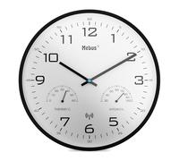 Mebus Wall Clock, Black, 30 cm