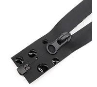 MebuZip 96 cm Pack of 2 Waterproof Zippers Separable #5 Black Waterproof Zips for Coat Jackets TPU