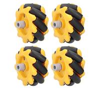 Mecanum Wheel, Omni Wheel, Smart Robot Car Parts Accessories Omni-Directional DIY Toy Components 48mm(2 Pair)