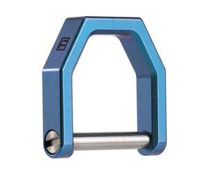 MecArmy CH2 Titanium D Ring Key Shackle, Screw Shackle Keychain Clip, Secure U Shape Key Ring for Everyday Carry, Durable Keyring for Car Keys, Belt Loop, Bag and Travel Use, S/M/L Sizes