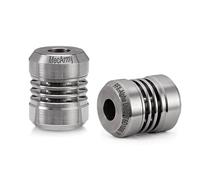 MecArmy FFX Titanium Beads for EDC Gear, Knife, for Flashlight, 3 Styles, with Woven Paracord for DIY (Titanium)