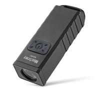 MecArmy SGN1 Mini USB Rechargeable Keychain EDC Flahlight, XP-G2 S5 LED with 530 Lumens, Four Lighting Modes Plus One Strobe Zinc Alloy EDC Keychain Light for Everyday Carry (Black)