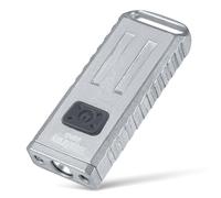 MecArmy SGN3 Mini Portable USB Rechargeable Multifunctional Keychain Flashlight|UV+RED+White Lights for selectable|CREE LED with 160 Lumens|Micro USB recharge designed for Everyday Carry (Stonewashed)