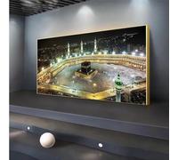 Mecca Diamond Painting Kits 5D Diamond Art Kits for Adults Beginner, Temple Large Size 24x55 Inch, DIY Paint by Numbers, Diamond Dots, Crystal Rhinestone Arts Embroidery Craft, Room/Home/WallDecor