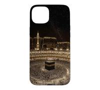 Mecca Kaaba Islamic Design Muslim Hajj Umrah Spiritual Faith Case for iPhone 15 Plus