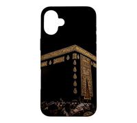 Mecca Kaaba Islamic Design Muslim Hajj Umrah Spiritual Faith Case for iPhone 16 Plus