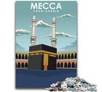 Mecca Saudi Aradbia Art Jigsaw Puzzles for Adults 2000 Piece, Staycation Kill Time Birthday Present, Gifts, Wall Art for 14+ 2000pcs(70x100cm)