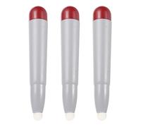 MECCANIXITY 3pcs Touch Infrared Screen Pen Whiteboard Optical Stylus Pens Non-Slip for Education Electronic Whiteboard Presentations, Red