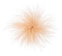 MECCANIXITY Feather Brooches for Women, Large Feather Flower Brooch Elegant Oversized Lapel Pins, S, Iron, no gemstone