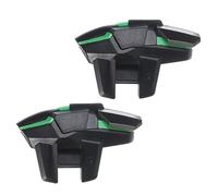 MECCANIXITY Gaming Trigger Mobile Game Controller 1 Pair Six-Finger Linkage Single Shot Button ABS High Sensitive Black for 4.7-6.5 Inch Cell Phone