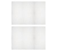 MECCANIXITY Plastic Mesh Canvas Sheet 60x42cm/23.6x16.5inch White Blank Canvas Rectangle 4mm Hole for Embroidery Needlepoint, Knit Crochet Mesh, Pack of 2