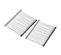 MECCANIXITY Standard Tagging Fasteners,Plastic Regular,Standard Label Gun Price Tagging Barbs for Garment Price Tag Label Tagging Barbs 75mm/2.95 Inch,Pack of 1500 Black