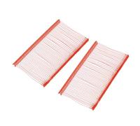 MECCANIXITY Standard Tagging Fasteners,Plastic Regular,Standard Label Gun Price Tagging Barbs for Garment Price Tag Label Tagging Barbs 65mm/2.56 Inch,Pack of 1500 Red