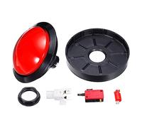 MECCANIXITY Starts Arcade Buttons ABS Micro Switch Round Fit Button for Arcade Machine Video Games Parts DC 12V Red