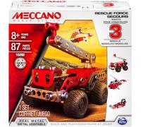 Meccano 15202 Fire Engine Metal Construction Set Building Kit STEM Toy Model